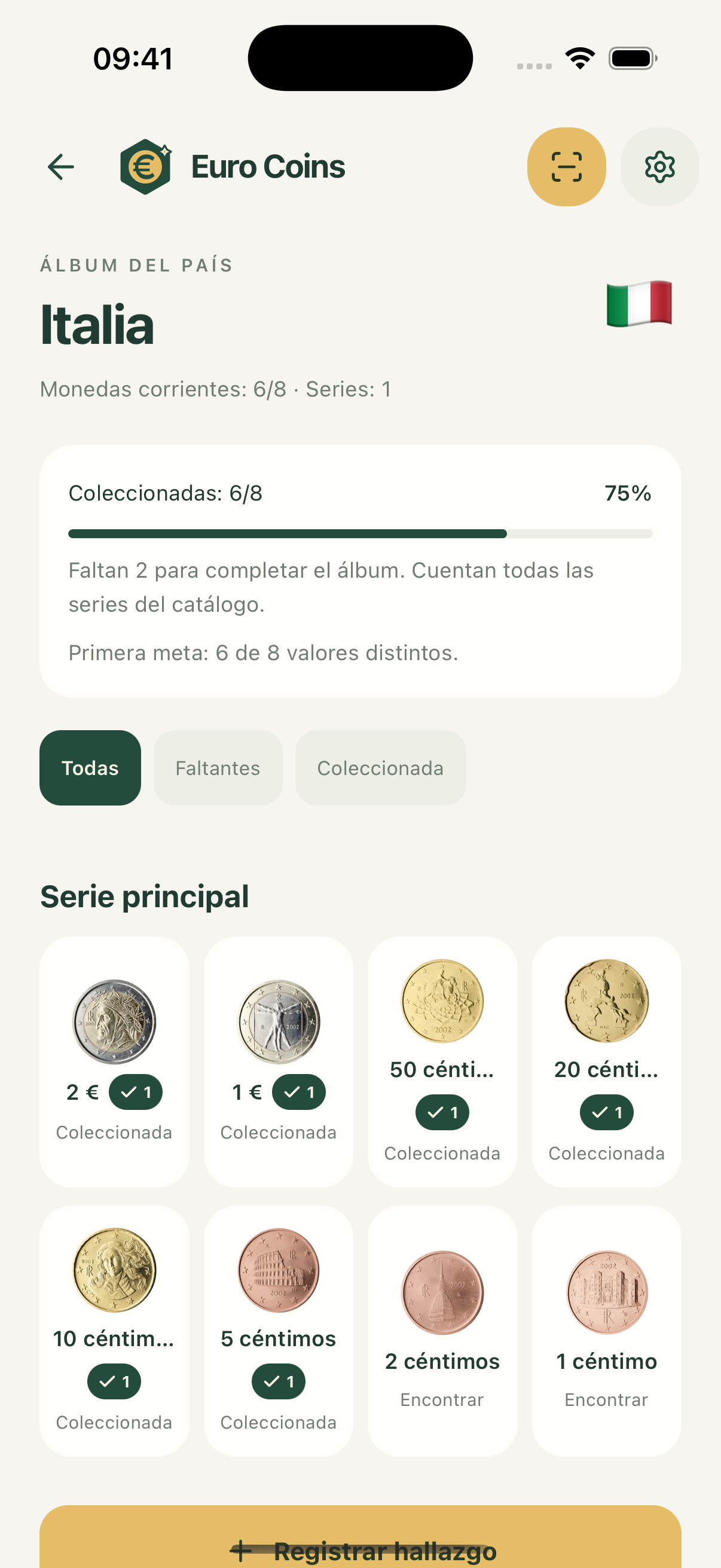 Álbum del país · Español