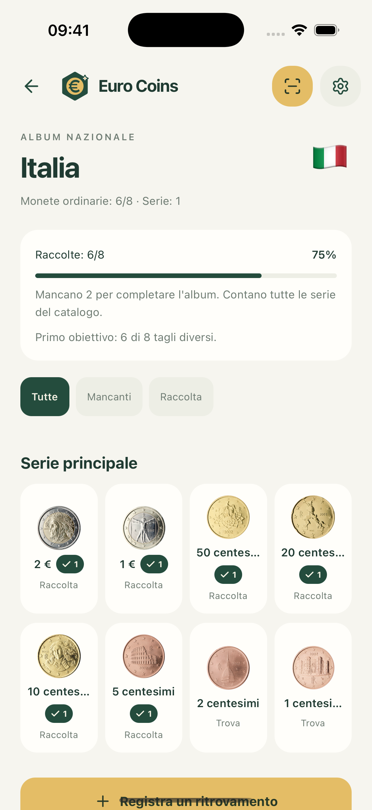 Album nazionale · Italiano