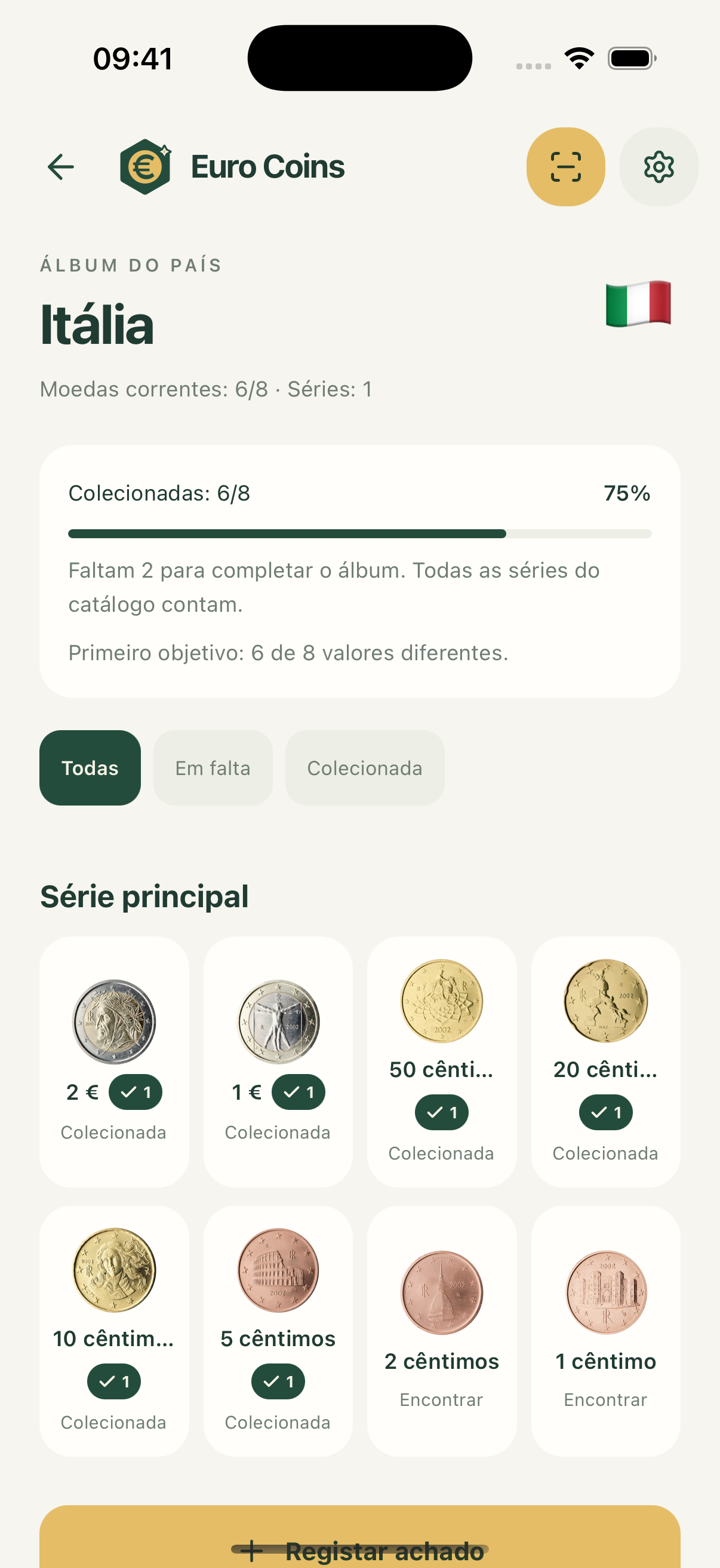 Álbum do país · Português