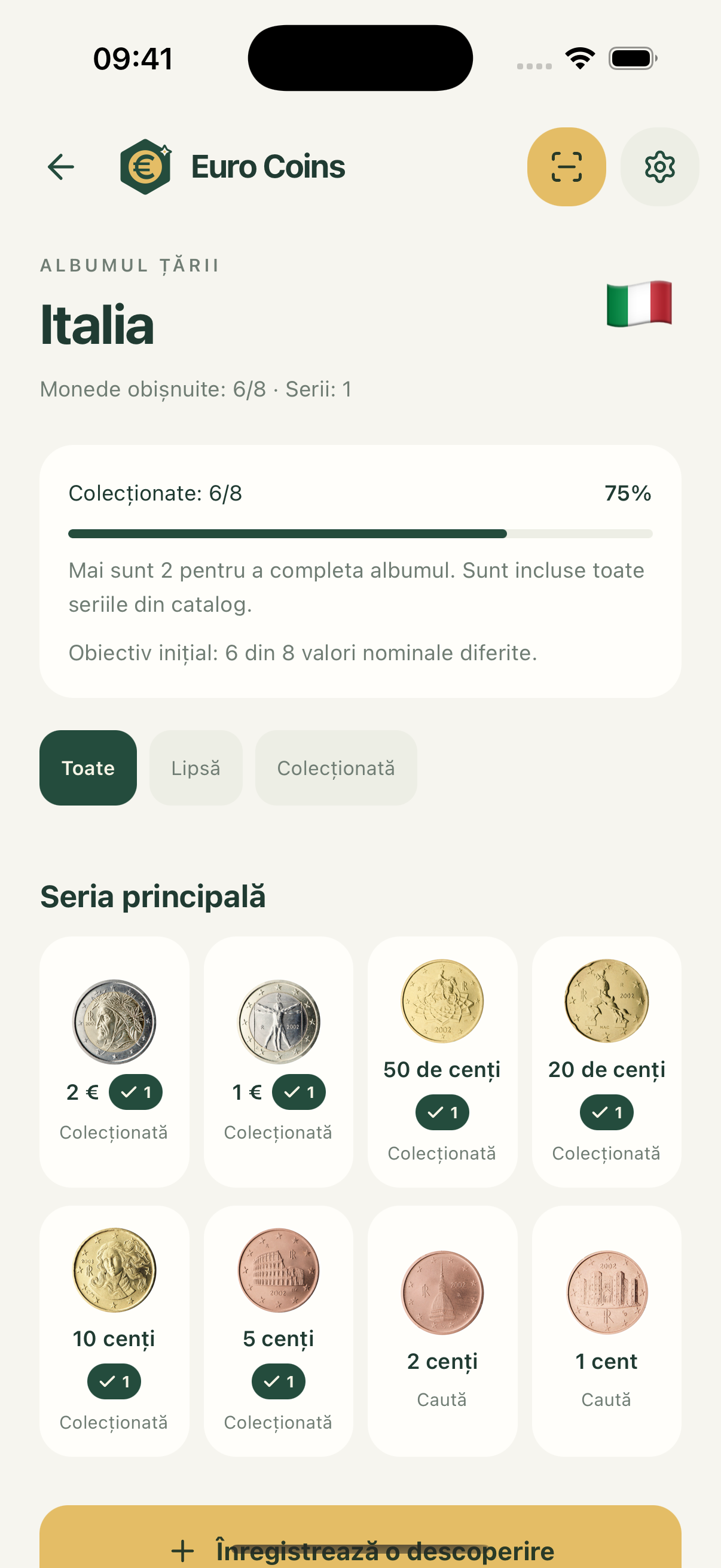 Albumul țării · Română